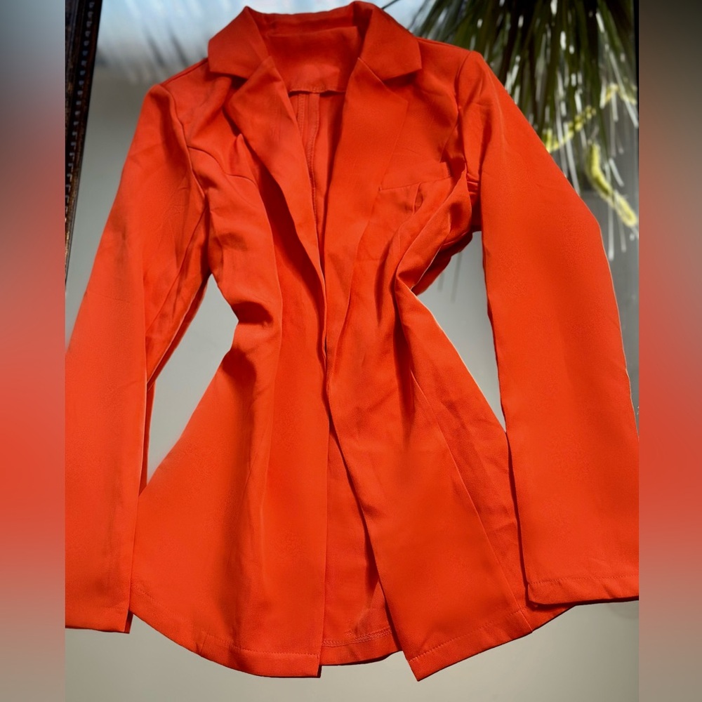 Orange Jacket for fall Season. Size S